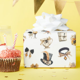 Gothic with a twist of Coquette Wrapping Paper