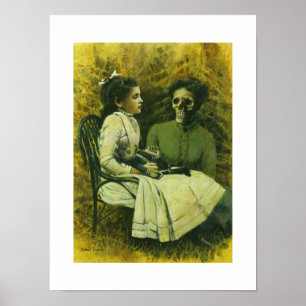 Gothic Wolf Child Fine Art Print