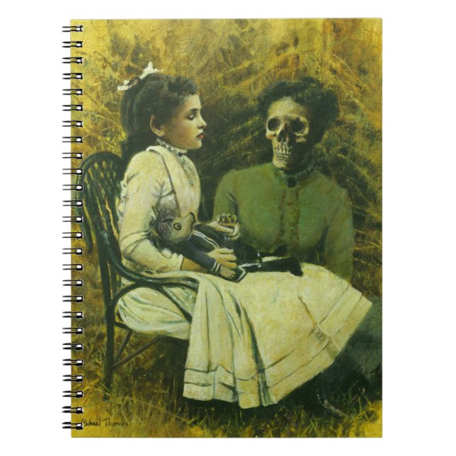 Gothic Wolf Child Notbook Notebook (Front)