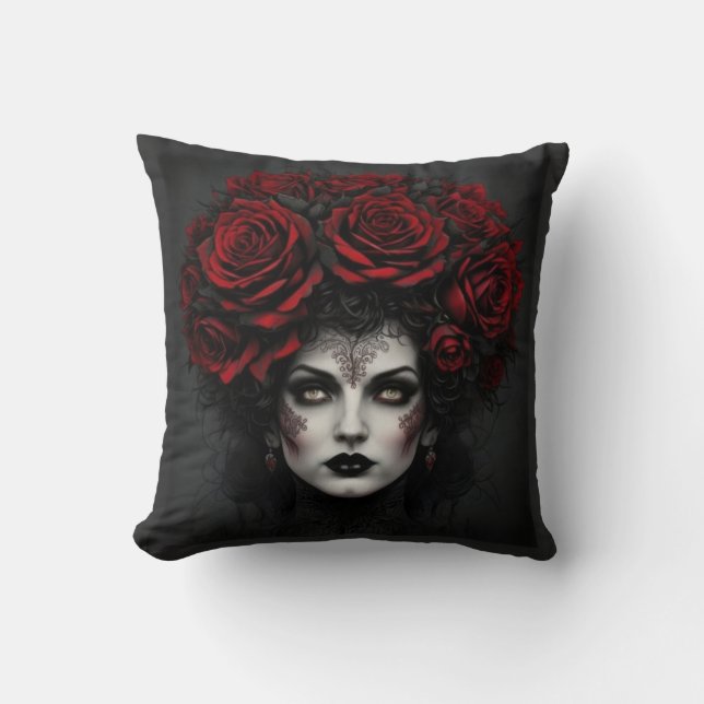 Gothic Woman Cushion (Front)