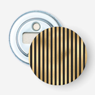 Gothic Yellow Stripe Striped Pattern Bottle Opener