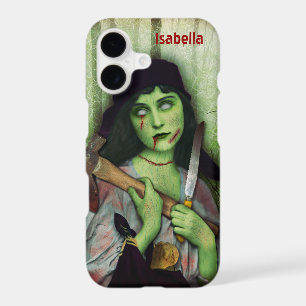 Gothic Zombie Girl Halloween Horror Name