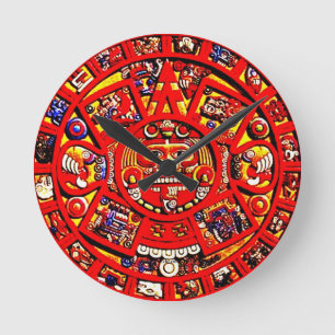 Gothicchicz Mayan Calendar Wall Clock