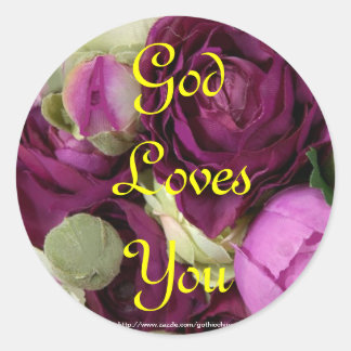 GothicChicz per sheet of 20 Classic Round Sticker