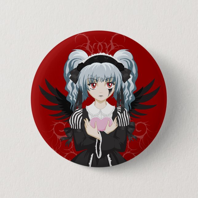 Gothloli 6 Cm Round Badge (Front)