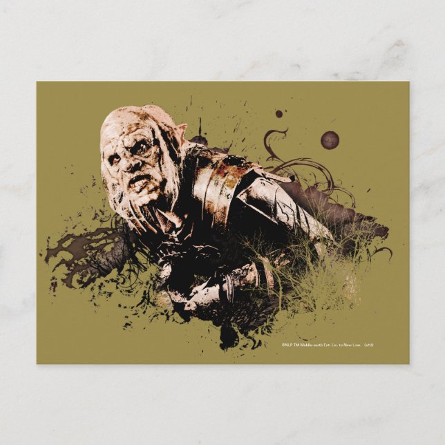 Gothmog Orc Vector Collage Postcard (Front)