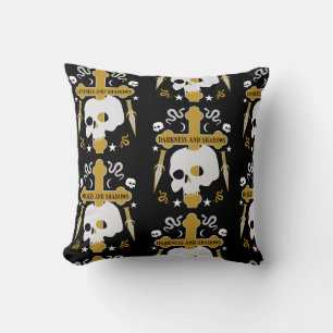 Goths Skull And Cross Wold Goth Day Cushion