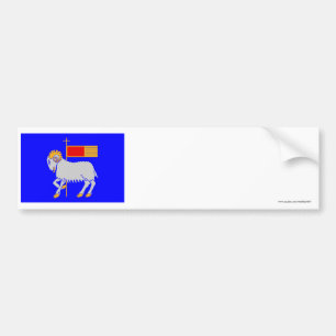 Gotlands län flag bumper sticker