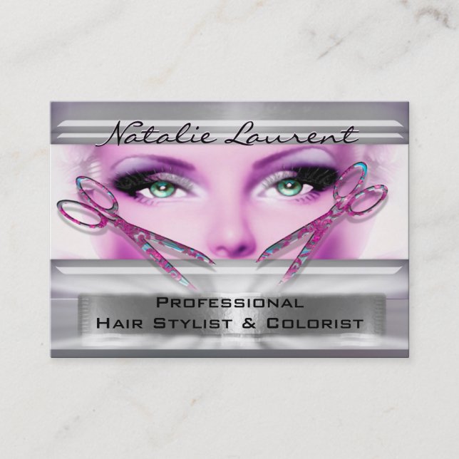 Gotta Be Cool Hairstylist Salon   3.5" x 2.5" Business Card (Front)