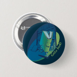 Gotta Book 6 Cm Round Badge