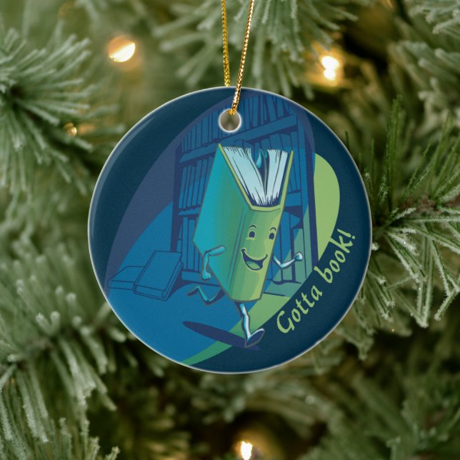 Gotta Book Ceramic Ornament (Tree)