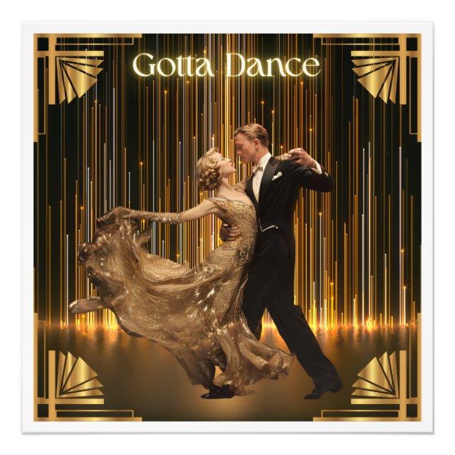 Gotta Dance – Vintage Ballroom Art Deco Poster (Front)