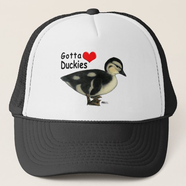 Gotta Love Duckies Trucker Hat (Front)