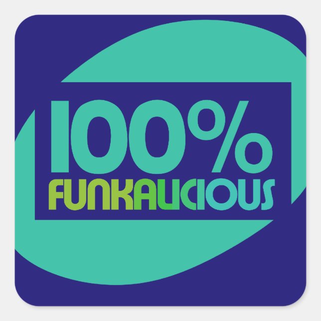 Gotta love the funk square sticker (Front)
