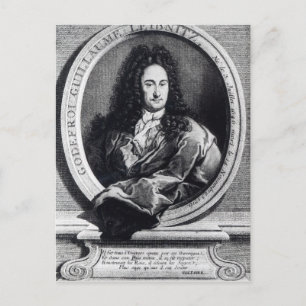 Gottfried Wilhelm Leibniz Postcard