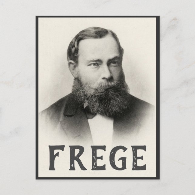Gottlob Frege Postcard (Front)