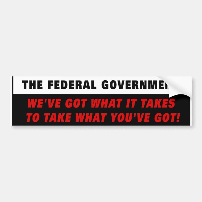 gotwhatittakes fed3 bumper sticker (Front)