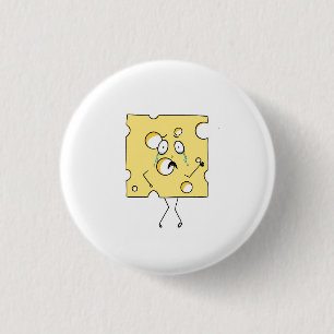 Gouda Cheese, cheese theme 3 Cm Round Badge