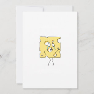 Gouda Cheese, cheese theme Invitation