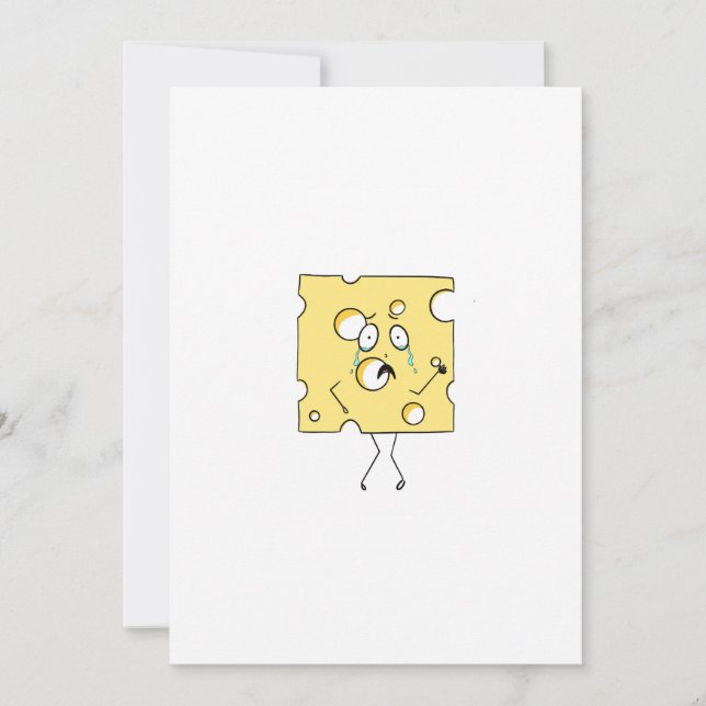 Gouda Cheese, cheese theme Invitation (Front)