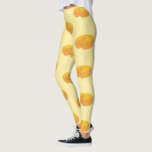 Gouda Cheese Rounds Dutch Foodie Gastronomy Leggings