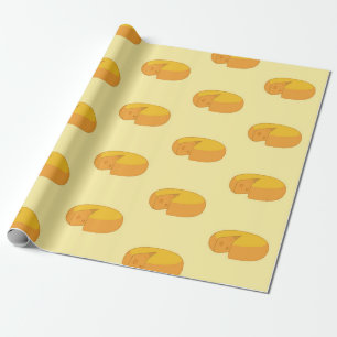 Gouda Cheese Rounds Dutch Foodie Gastronomy Wrapping Paper