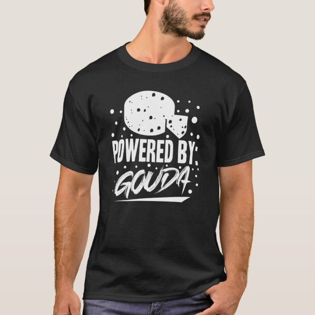 Gouda Cheese Smoked Queso Slices Shredded 8 T-Shirt (Front)