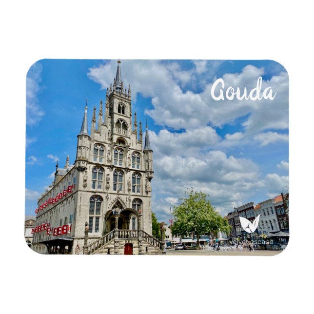Gouda fridge magnet by Velvet Escape (Horizontal)
