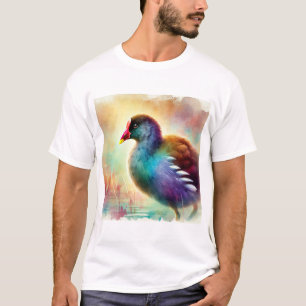 Gough Moorhen 020924AREF110 - Watercolor T-Shirt