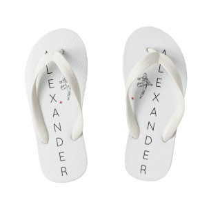 Gougounes TONGS TAEKWONDO DWICHAGI back kick 02 Kid's Thongs