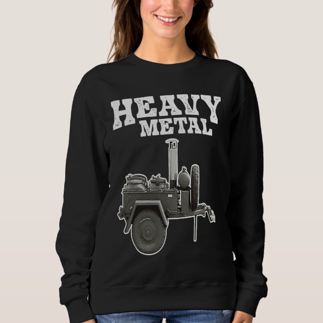 Goulash Cannon Heavy Metal Funny Hungary Dish Sweatshirt (Front)