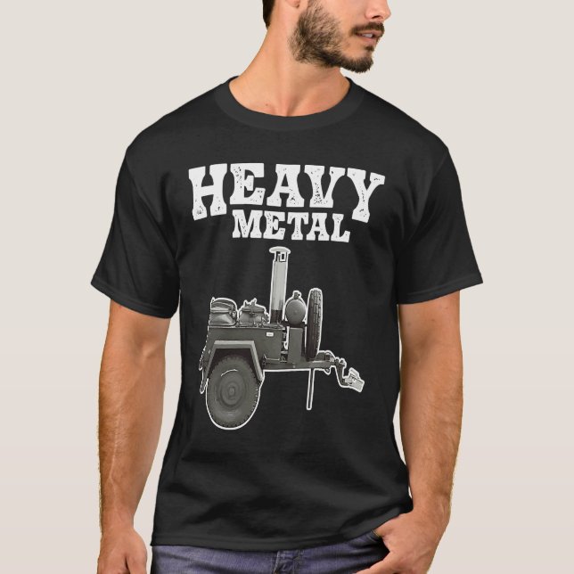 Goulash Cannon Heavy Metal Funny Hungary Dish T-Shirt (Front)