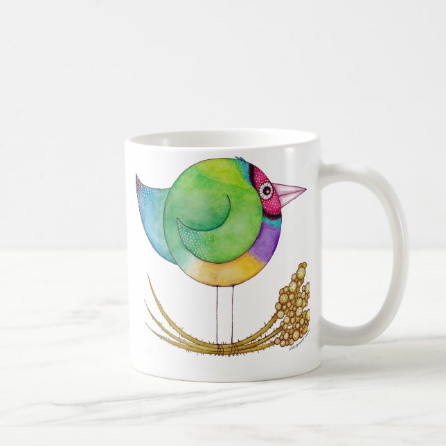 Gouldian Finch Mug* Coffee Mug (Right)