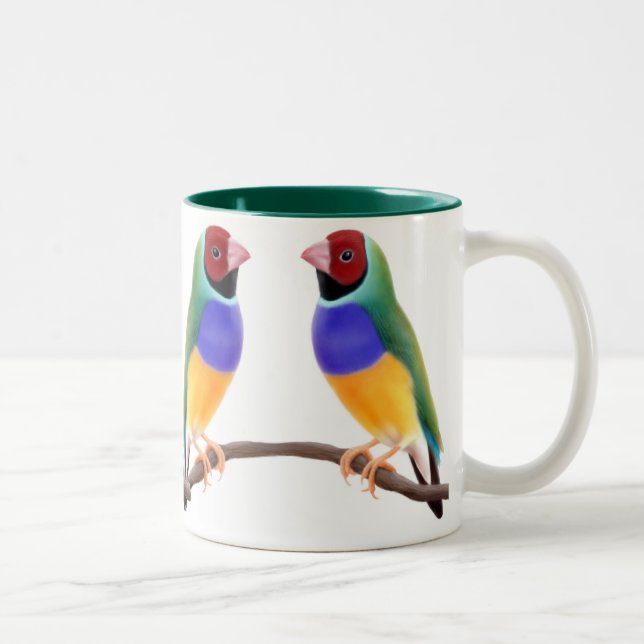 Gouldian Finches Mug (Right)