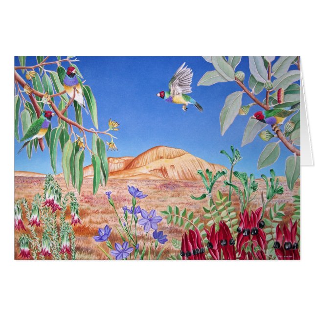 Gouldian Finches, Outback, Australia (Front Horizontal)