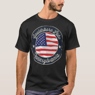 Gouldsboro Lake - Patriotic Pennsylvania Souvenir T-Shirt