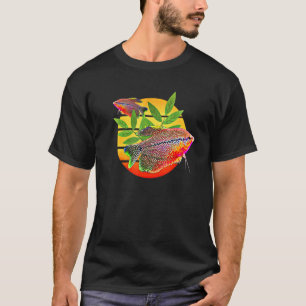 Gourami Sunset Pearl Gouramis Aquarium Fish Keeper T-Shirt