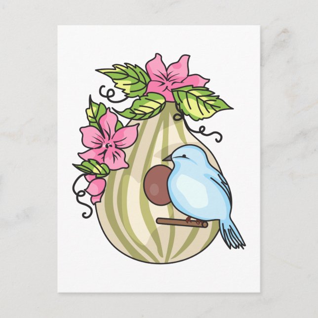 Gourd Birdhouse Postcard (Front)