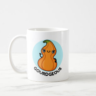 Gourd-geous Funny Gourd Veggie Pun Coffee Mug