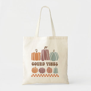 Gourd Vibes Funny Fall Pumpkins & Gourds Tote Bag