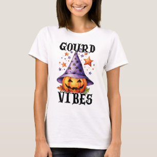 Gourd Vibes Halloween Pumpkin T-Shirt