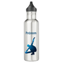 Gourde Patineur - Blue Star Silhouettes