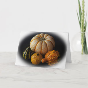 Gourds & Pumpkin Vignette Card