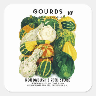 Gourds Seed Packet Label
