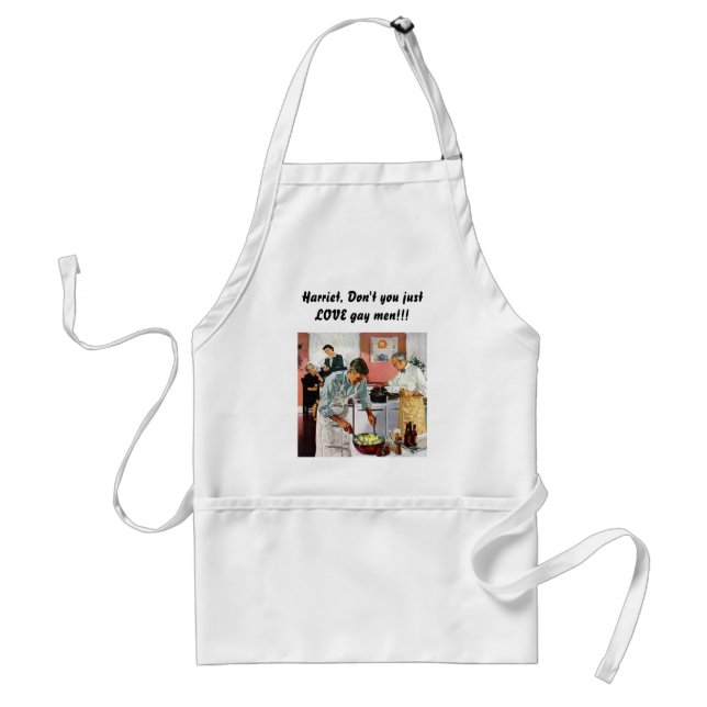 Gourmet Apron--Don't you love gay men? Standard Apron (Front)