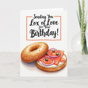 Gourmet Birthday Food Card