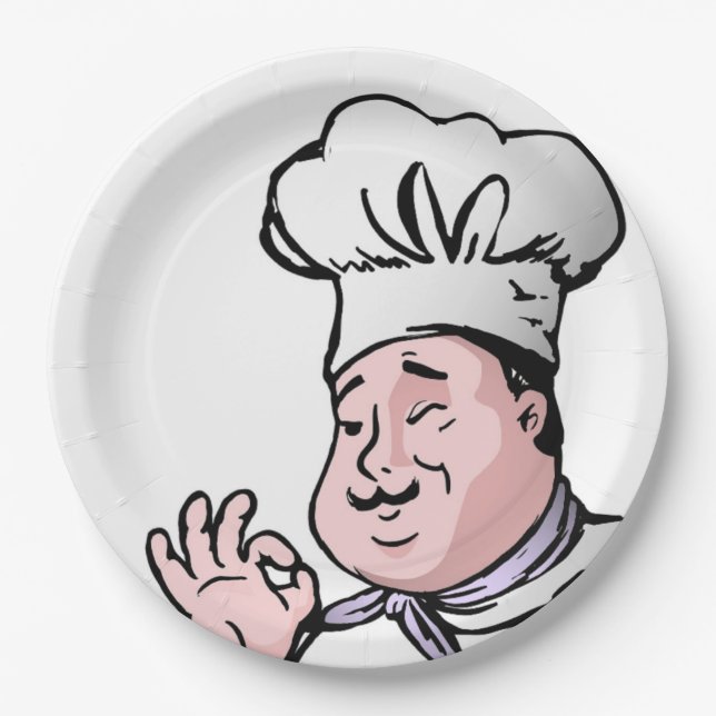 GOURMET CHEF PAPER PLATE (Front)