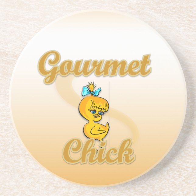 Gourmet Chick Coaster (Front)