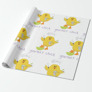 Gourmet Chick Wrapping Paper