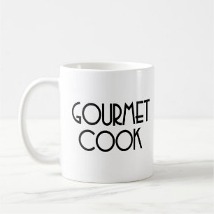 Gourmet cook coffee mug